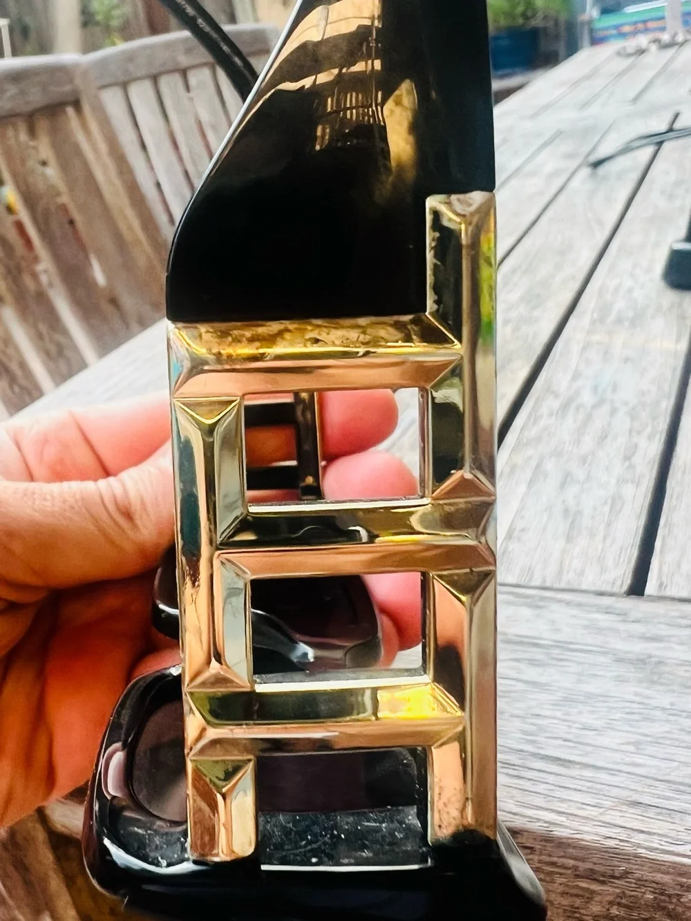 Retro Tiffany & Co perfect lenses Sunglasses with Gold Geometric Accent
